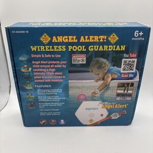 Angel Alert Wireless Pool Guardian Simple & Safe Children Water‎ Safety Bracelet